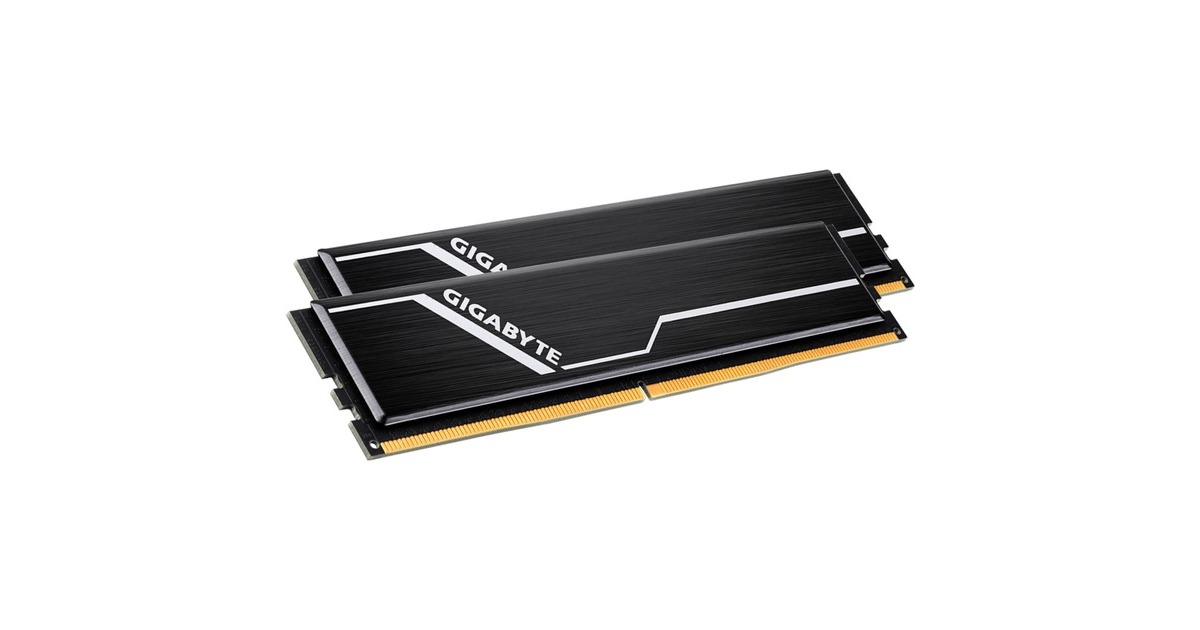 GIGABYTE DIMM 16 GB DDR4-2666 (2x 8 GB) Dual-Kit, Arbeitsspeicher(schwarz, GP-GR26C16S8K2HU416, INTEL XMP)