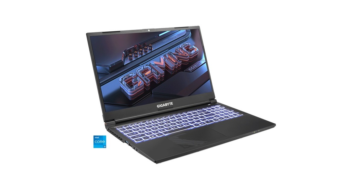 GIGABYTE G5 MF5-52DE353SD, Gaming-Notebook(schwarz, ohne Betriebssystem, 39.6 cm (15.6 Zoll) & 144 Hz Display, 512 GB SSD)