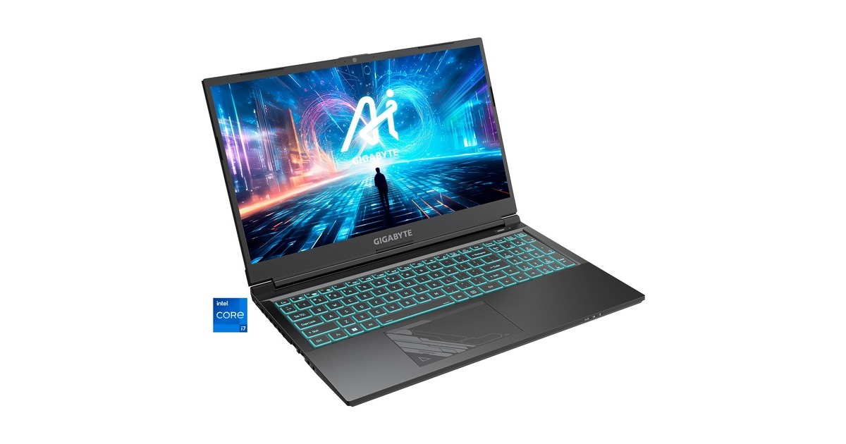 GIGABYTE G5 MF5-H2DE354KD, Gaming-Notebook(grau, ohne Betriebssystem, 39.6 cm (15.6 Zoll) & 144 Hz Display, 1 TB SSD)