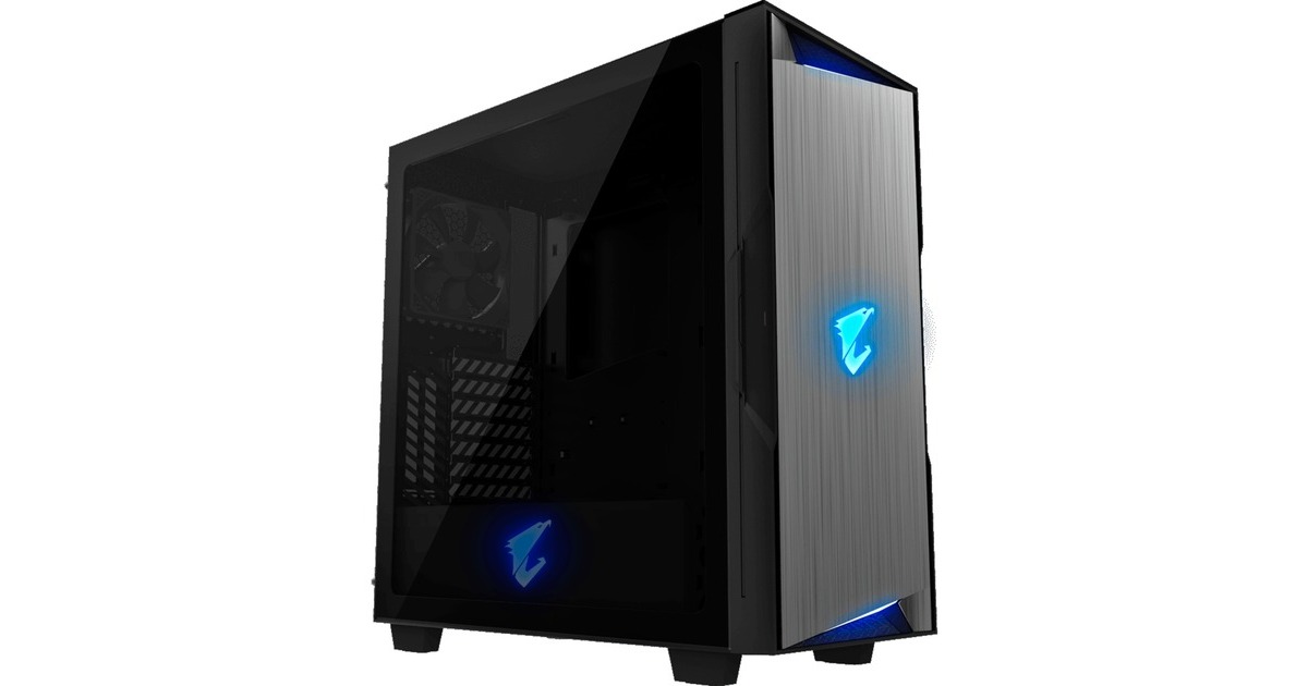 GIGABYTE GB-AC300G, Tower-Gehäuse(schwarz, Tempered Glass)
