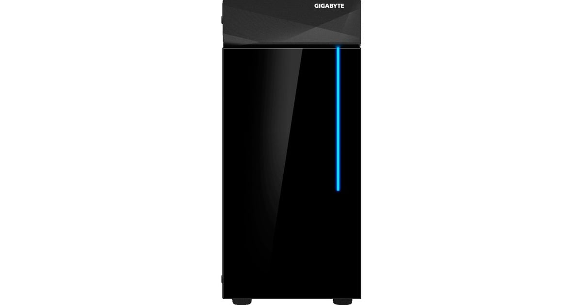 GIGABYTE GB-C200G, Tower-Gehäuse(schwarz, Tempered Glass)