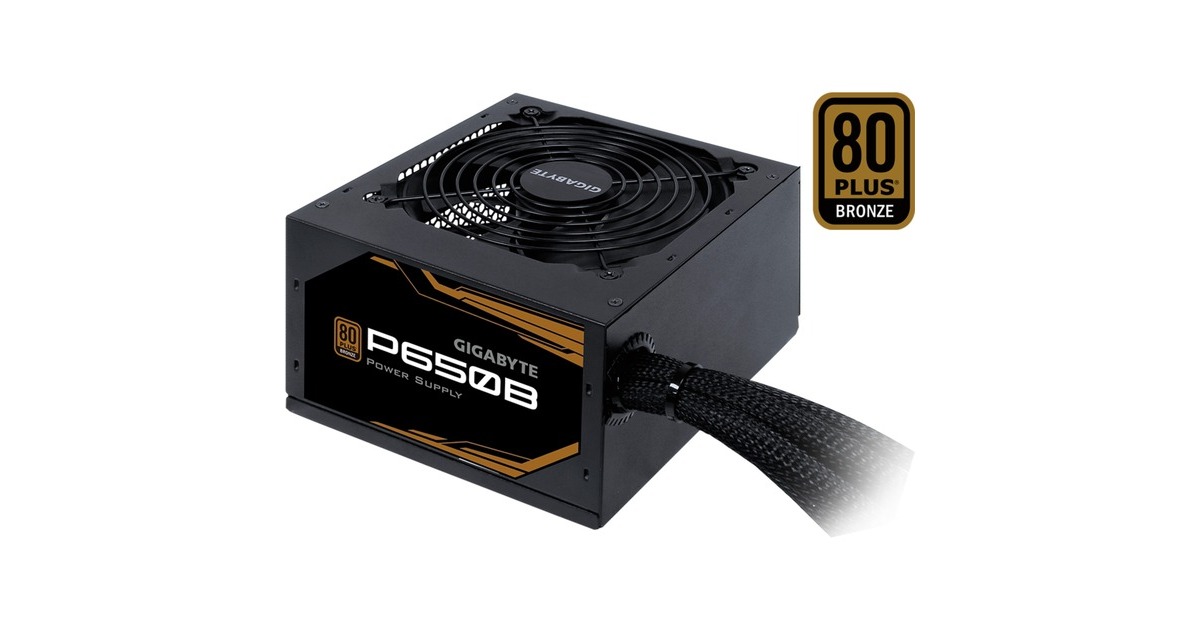 GIGABYTE GP-P650B, PC-Netzteil(schwarz, 650 Watt)