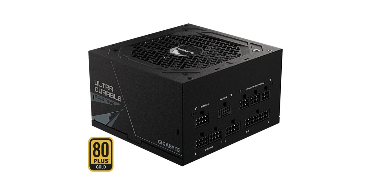 GIGABYTE GP-UD1000GM PG5 1000W rev.2.0, PC-Netzteil(schwarz, 5x PCIe, Kabel-Management, 1000 Watt, Outlet)