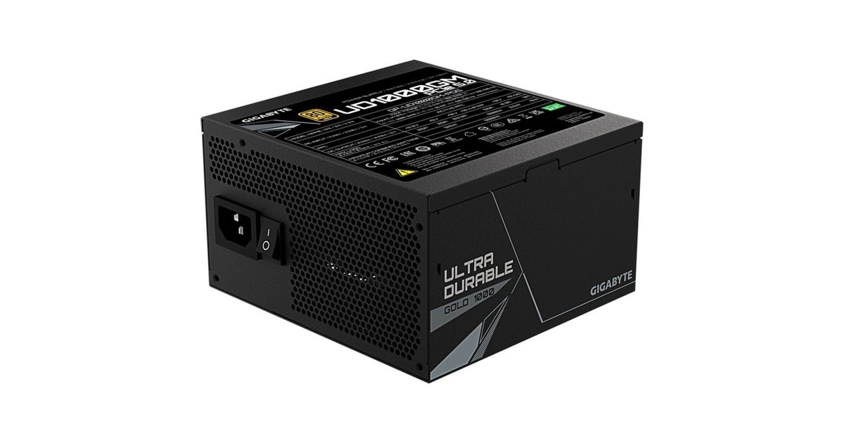 GIGABYTE GP-UD1000GM PG5 1000W rev.2.0, PC-Netzteil(schwarz, 5x PCIe, Kabel-Management, 1000 Watt)
