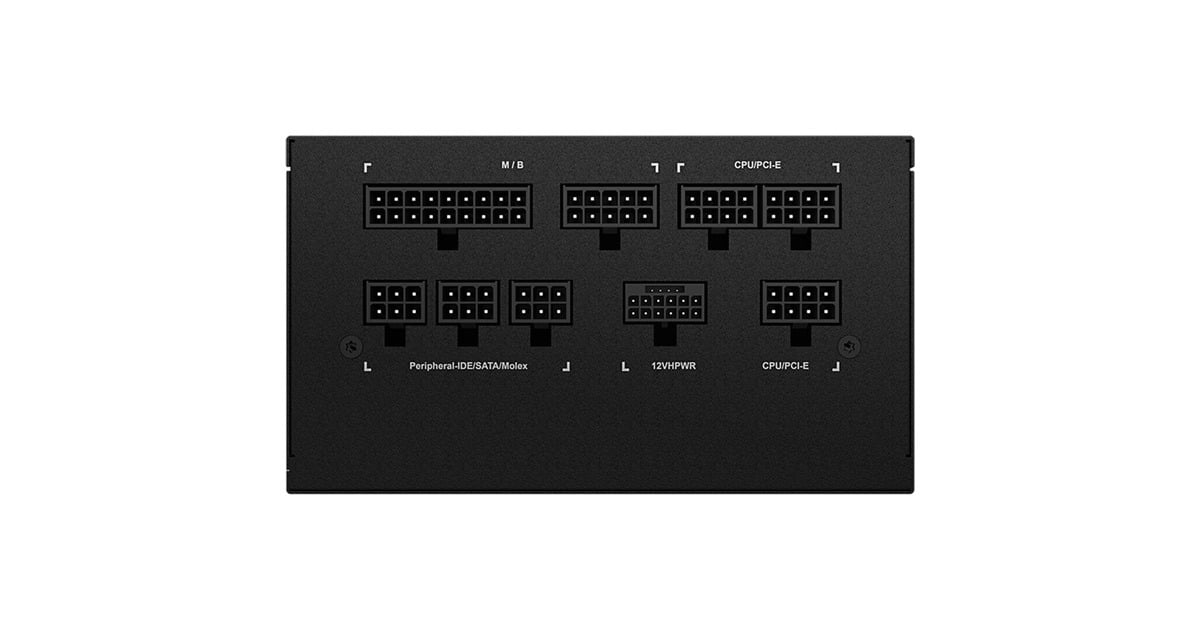 GIGABYTE GP-UD1000GM PG5 1000W rev.2.0, PC-Netzteil(schwarz, 5x PCIe, Kabel-Management, 1000 Watt)