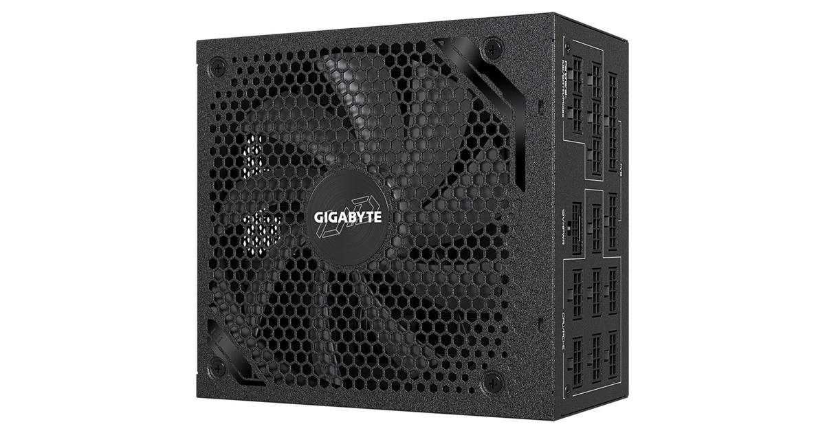 GIGABYTE GP-UD1300GM PG5 1300W, PC-Netzteil(schwarz, 1x 12VHPWR, 8x PCIe, Kabel-Management, 1300 Watt)