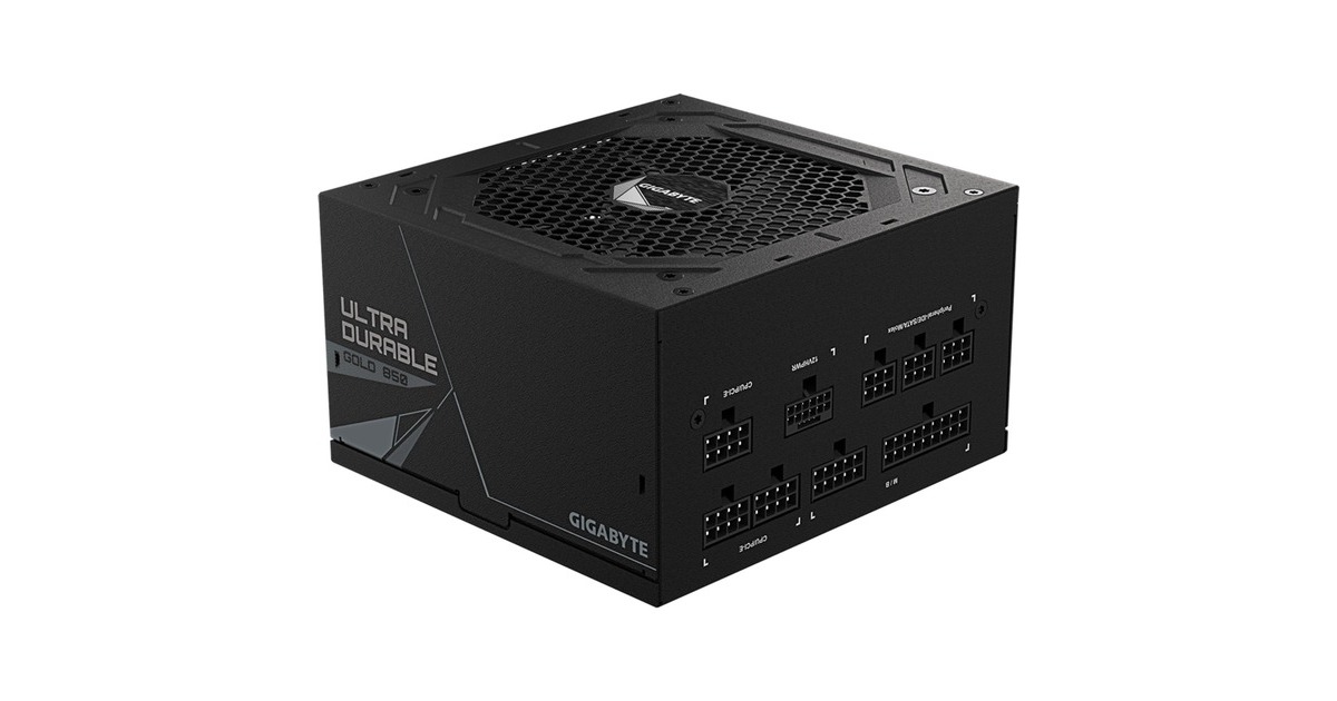 GIGABYTE GP-UD850GM PG5 850W rev.2.0, PC-Netzteil(schwarz, 3x PCIe, Kabel-Management, 850 Watt)