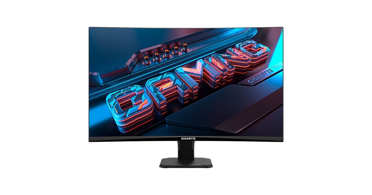 GIGABYTE GS27FC, Gaming-Monitor(68.6 cm (27 Zoll), schwarz (matt), FullHD, VA, Curved, AMD Free-Sync Premium, Adaptive-Sync, 180Hz Panel)