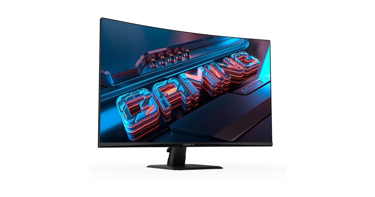 GIGABYTE GS32QC, Gaming-Monitor(80 cm (32 Zoll), schwarz (matt), QHD, VA, 165Hz Panel, Outlet)