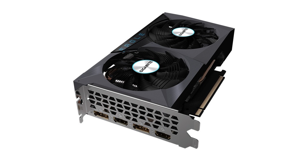 GIGABYTE GeForce RTX 3050 Eagle OC 8GD, Grafikkarte(Lite Hash Rate, 2x DisplayPort, 2x HDMI 2.1)