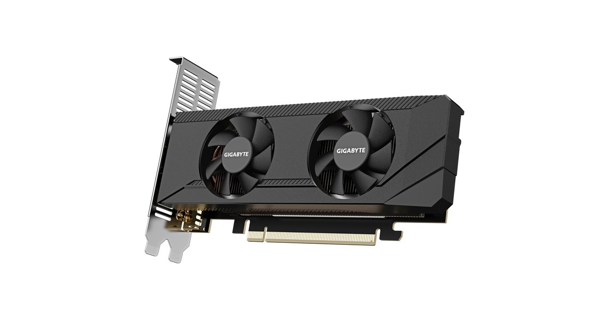 GIGABYTE GeForce RTX 3050 OC LP 6G, Grafikkarte(2x DisplayPort, 2x HDMI 2.1)