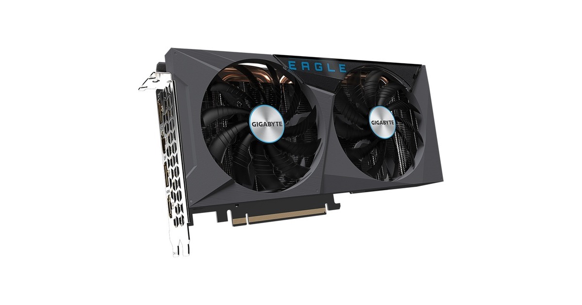 GIGABYTE GeForce RTX 3060 EAGLE 12G LHR, Grafikkarte(Lite Hash Rate, 2x DisplayPort, 2x HDMI 2.1)