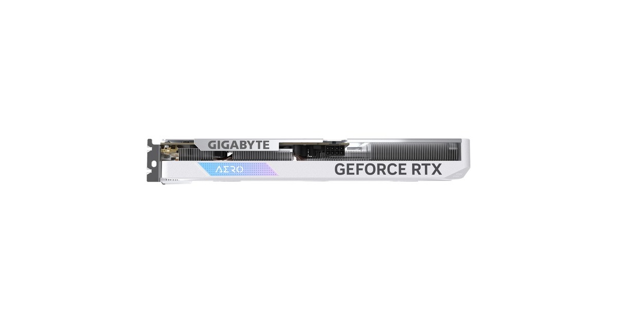 GIGABYTE GeForce RTX 4060 AERO OC, Grafikkarte(weiß, DLSS 3, 2x DisplayPort, 2x HDMI 2.1)