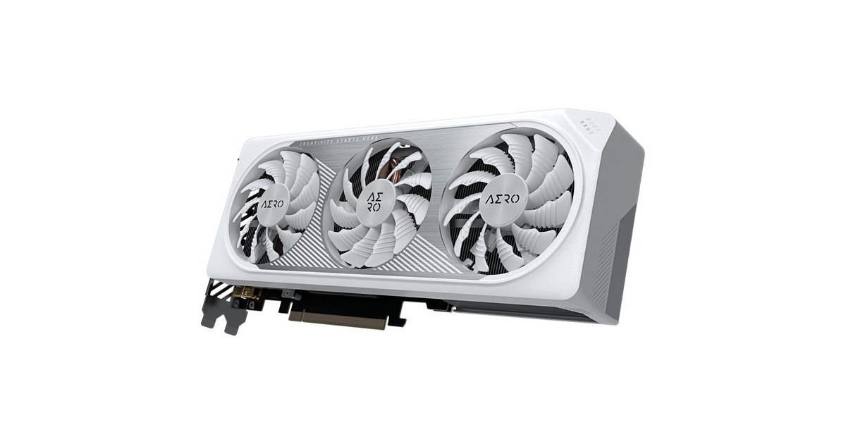 GIGABYTE GeForce RTX 4060 Ti AERO OC 8G, Grafikkarte(DLSS 3, 2x DisplayPort, 2x HDMI 2.1)