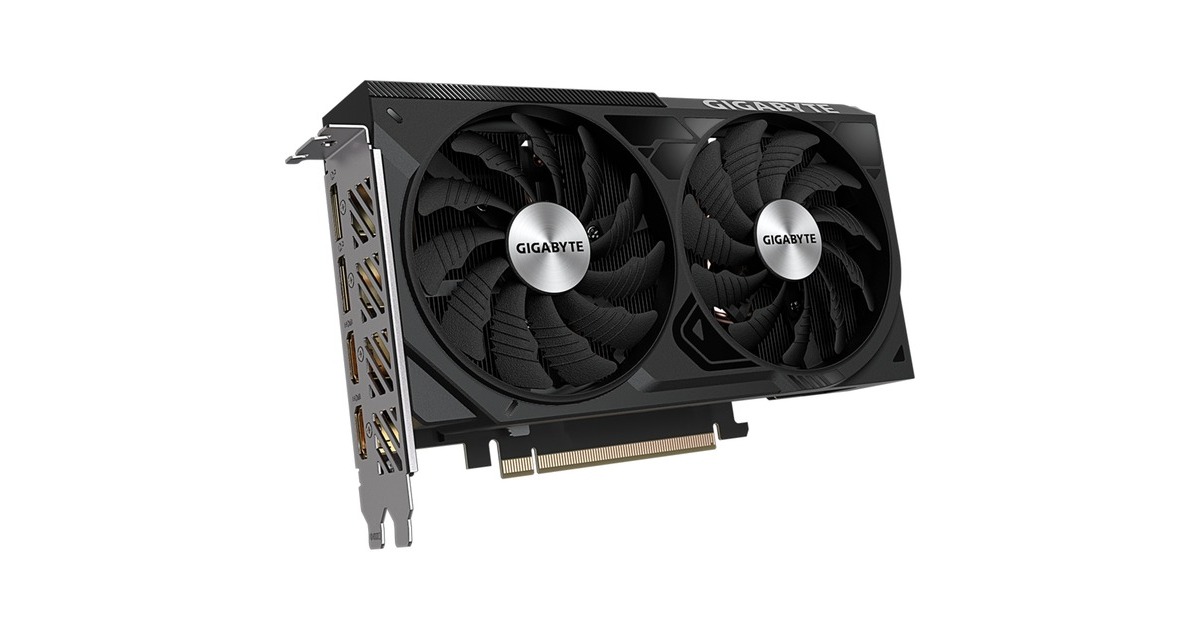 GIGABYTE GeForce RTX 4060 Ti WINDFORCE 2 OC 8G, Grafikkarte(schwarz, DLSS 3, 2x DisplayPort, 2x HDMI 2.1a)