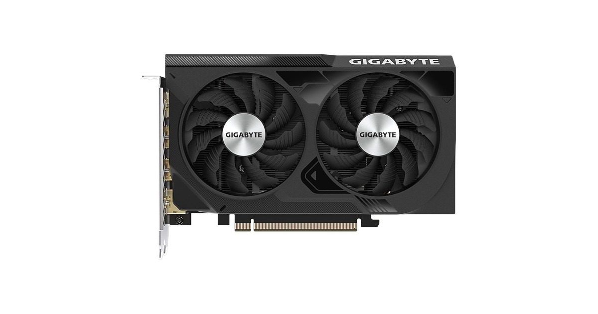 GIGABYTE GeForce RTX 4060 WINDFORCE 2 OC, Grafikkarte(DLSS 3, 2x DisplayPort, 2x HDMI 2.1)