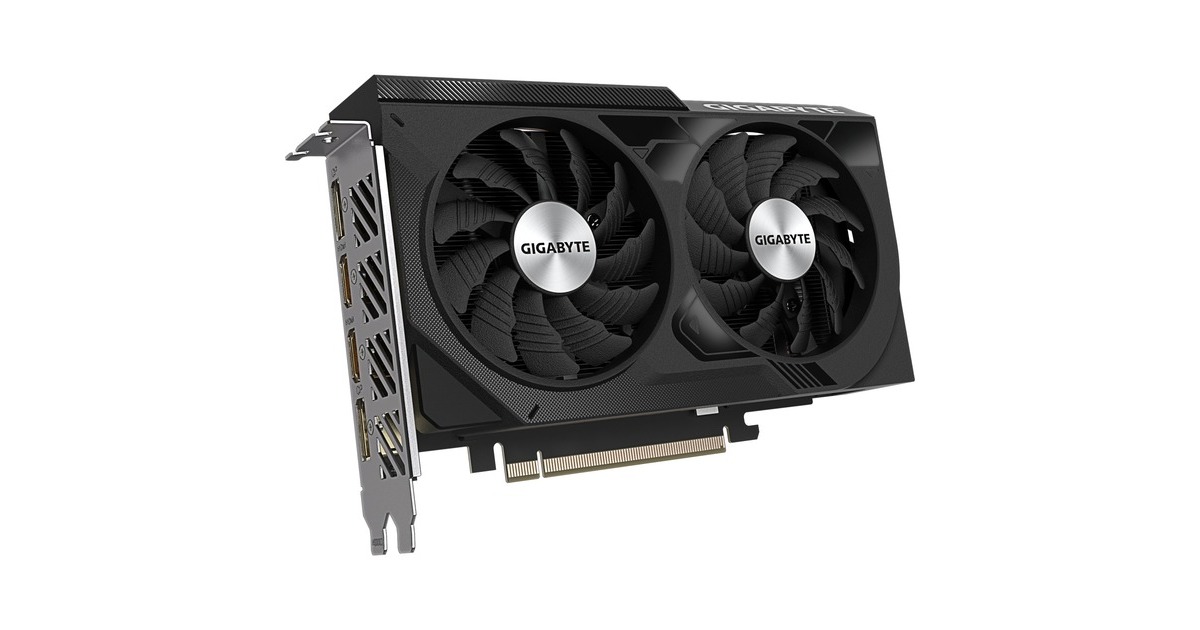 GIGABYTE GeForce RTX 4060 WINDFORCE 2 OC, Grafikkarte(DLSS 3, 2x DisplayPort, 2x HDMI 2.1)