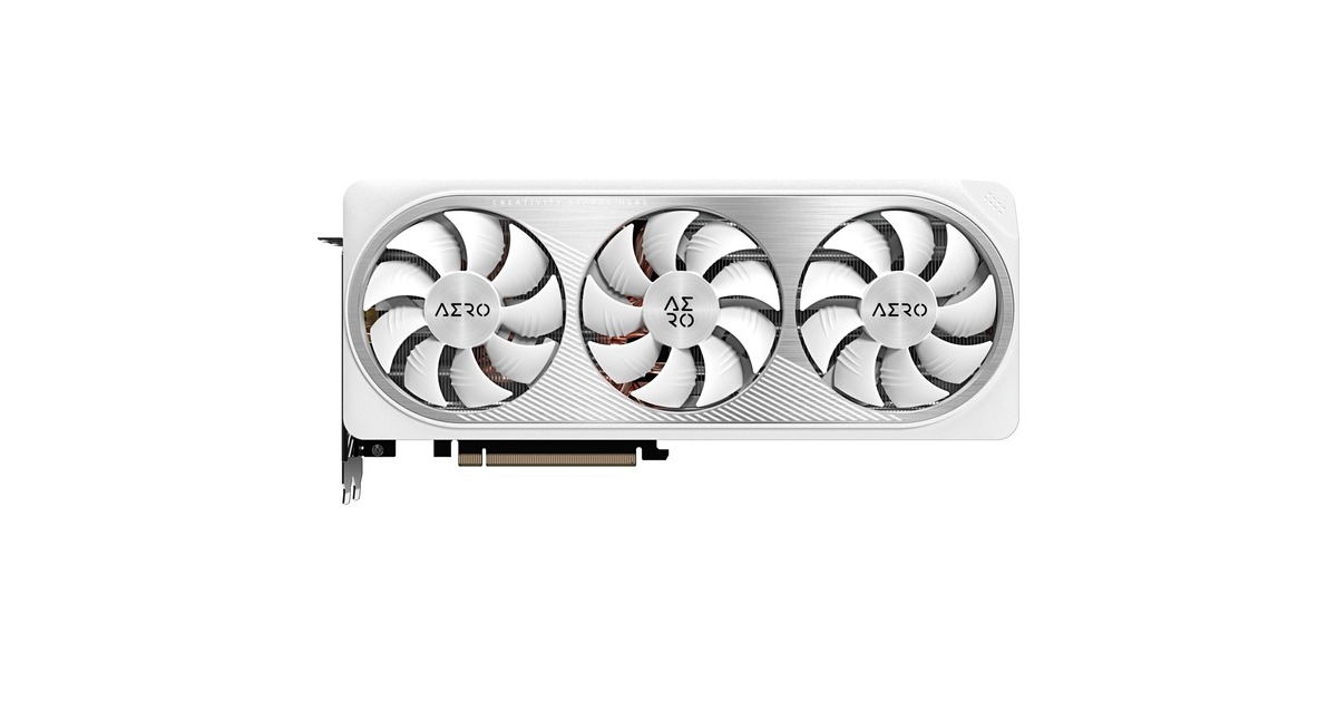 GIGABYTE GeForce RTX 4070 Ti SUPER AERO OC 16G, Grafikkarte(DLSS 3, 3x DisplayPort, 1x HDMI 2.1a)