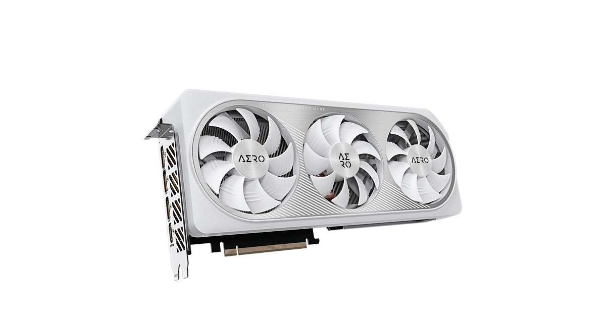 GIGABYTE GeForce RTX 4070 Ti SUPER AERO OC 16G, Grafikkarte(DLSS 3, 3x DisplayPort, 1x HDMI 2.1a)