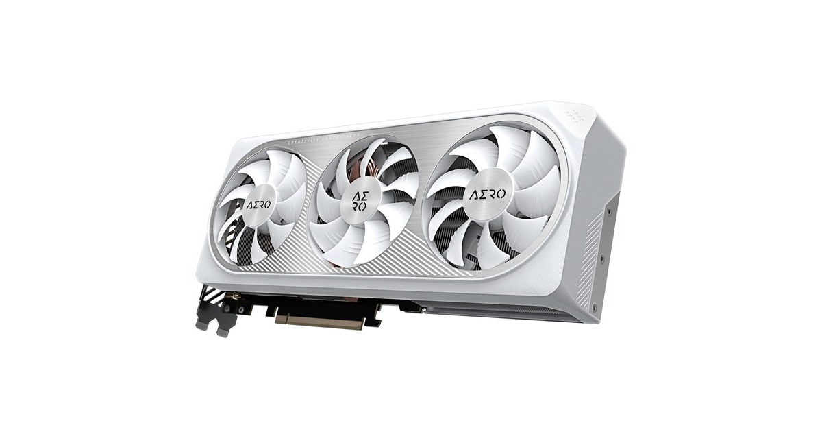 GIGABYTE GeForce RTX 4070 Ti SUPER AERO OC 16G, Grafikkarte(DLSS 3, 3x DisplayPort, 1x HDMI 2.1a)