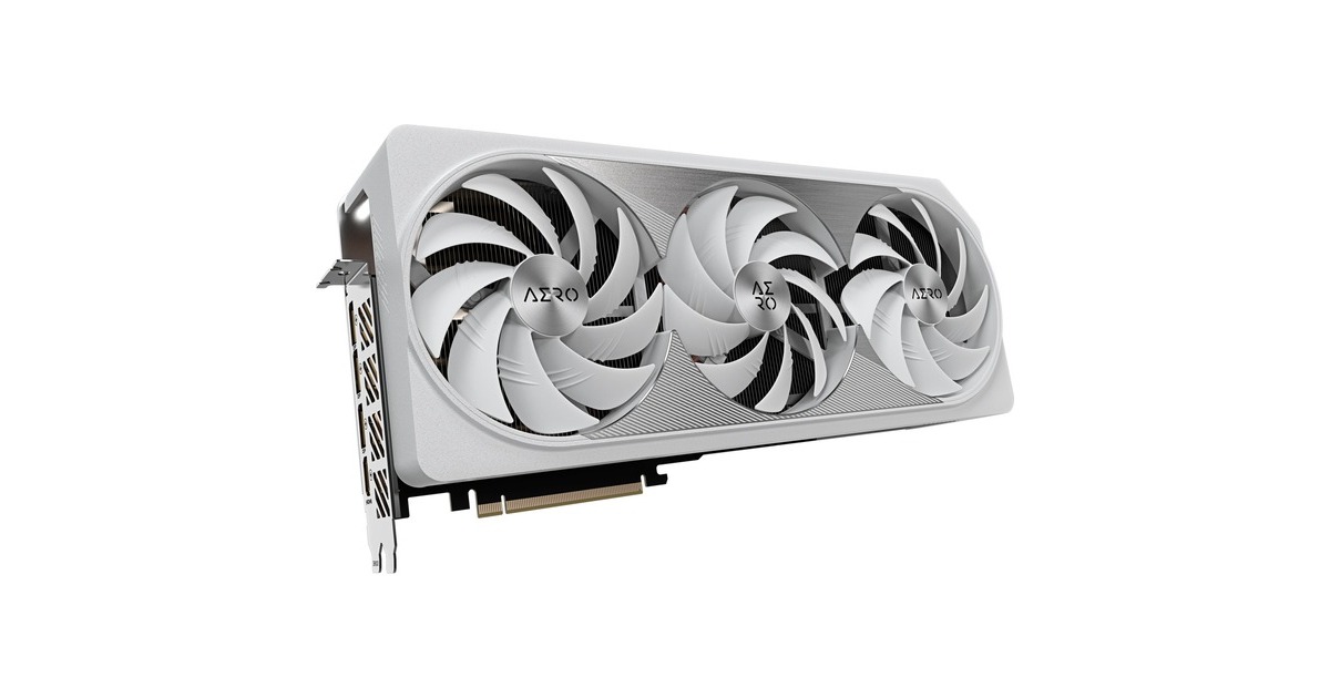 GIGABYTE GeForce RTX 4080 SUPER AERO OC 16G, Grafikkarte(weiß, DLSS 3, 3x DisplayPort, 1x HDMI 2.1)