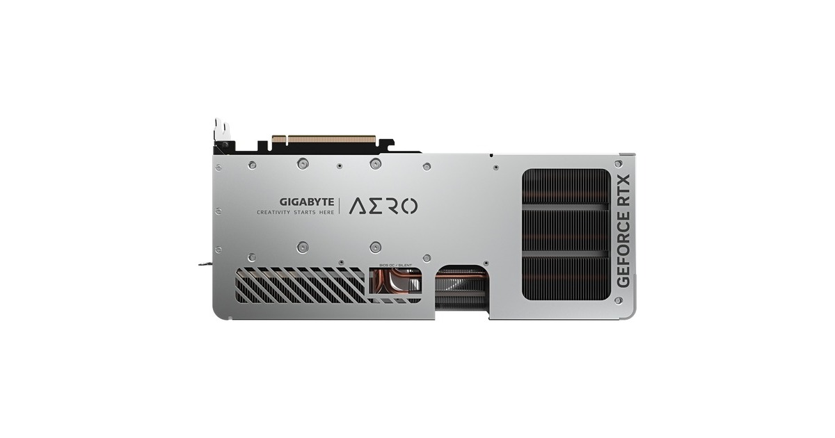 GIGABYTE GeForce RTX 4080 SUPER AERO OC 16G, Grafikkarte(weiß, DLSS 3, 3x DisplayPort, 1x HDMI 2.1)
