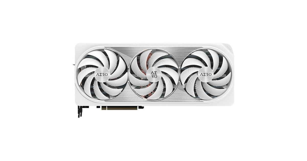 GIGABYTE GeForce RTX 4090 AERO OC 24G, Grafikkarte(weiß/silber, DLSS 3, 3x DisplayPort, 1x HDMI 2.1)