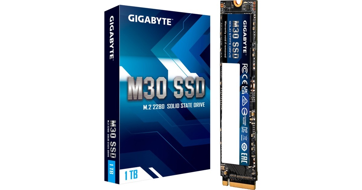 GIGABYTE M30 SSD 1 TB(PCIe 3.0 x4, NVMe 1.3, M.2 2280)