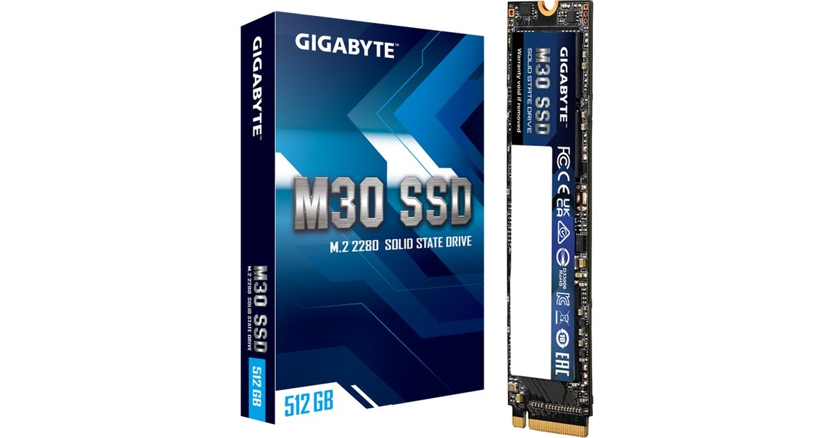 GIGABYTE M30 SSD 512 GB(PCIe 3.0 x4, NVMe 1.3, M.2 2280)