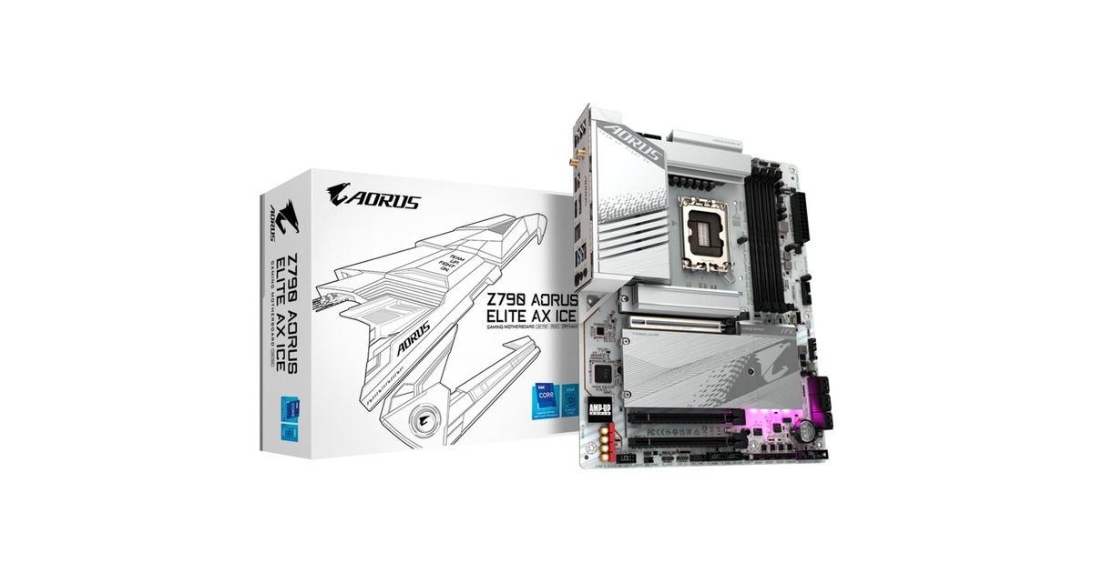 GIGABYTE Z790 AORUS ELITE AX ICE, Mainboard(weiß)