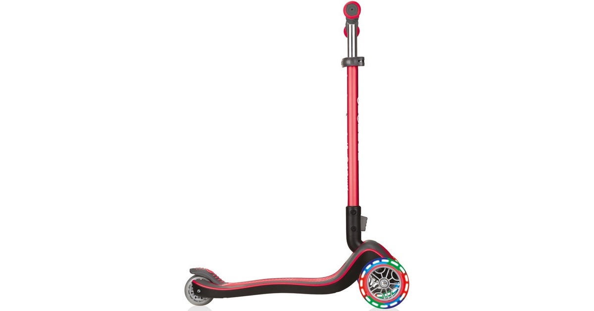 GLOBBER Elite Deluxe mit Leuchtrollen, Scooter(rot, Outlet) GLOBBER Elite Deluxe mit Leuchtrollen, Scooter(rot, Outlet)