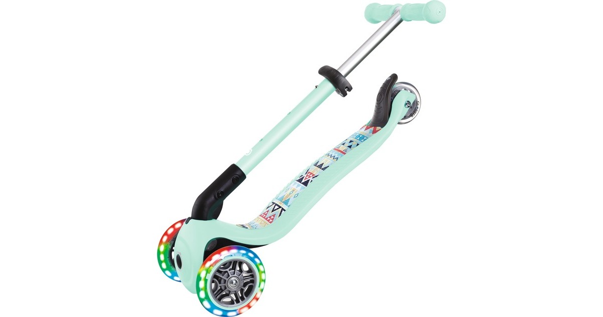 GLOBBER Junior Foldable Fantasy Lights, Scooter(mint, mint-Tribal)
