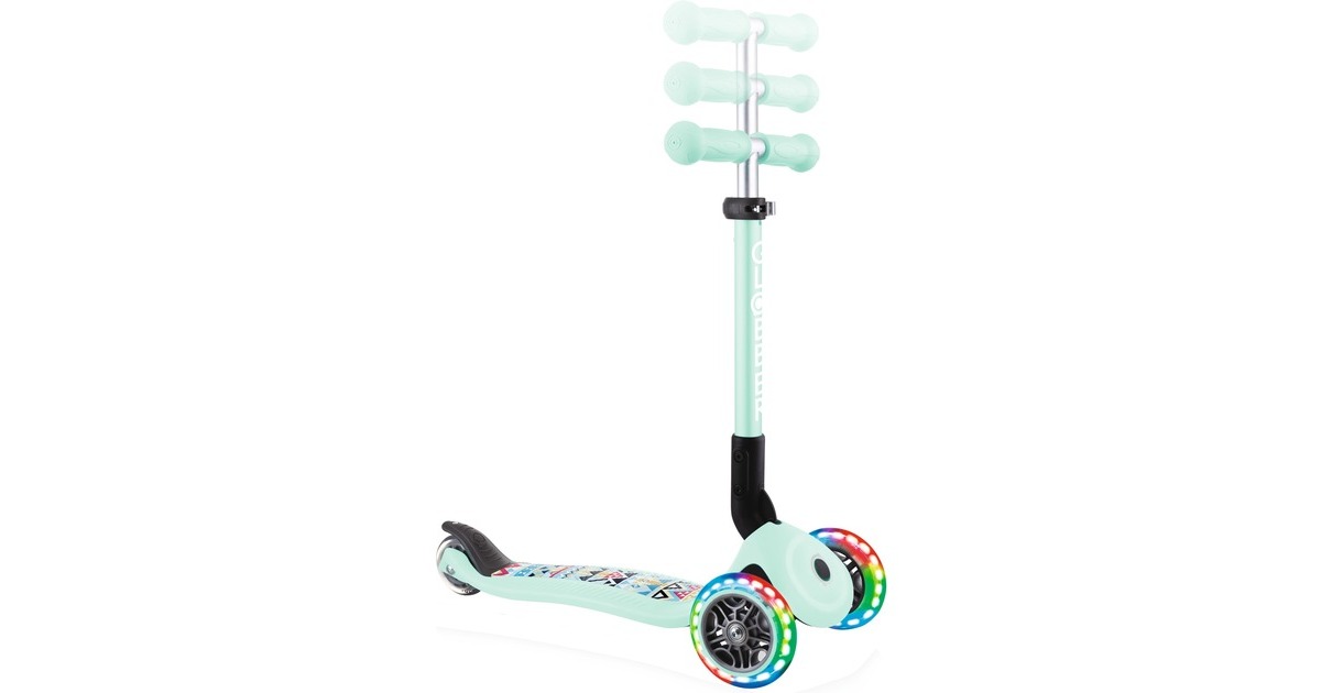 GLOBBER Junior Foldable Fantasy Lights, Scooter(mint, mint-Tribal)