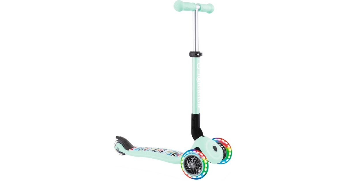 GLOBBER Junior Foldable Fantasy Lights, Scooter(mint, mint-Tribal)