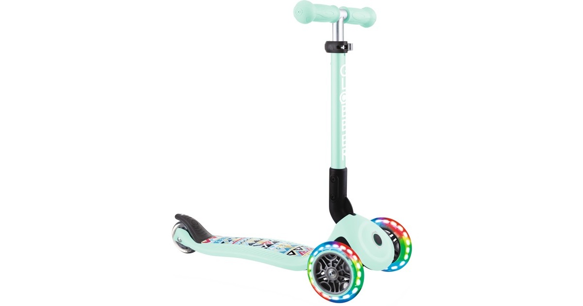 GLOBBER Junior Foldable Fantasy Lights, Scooter(mint, mint-Tribal)