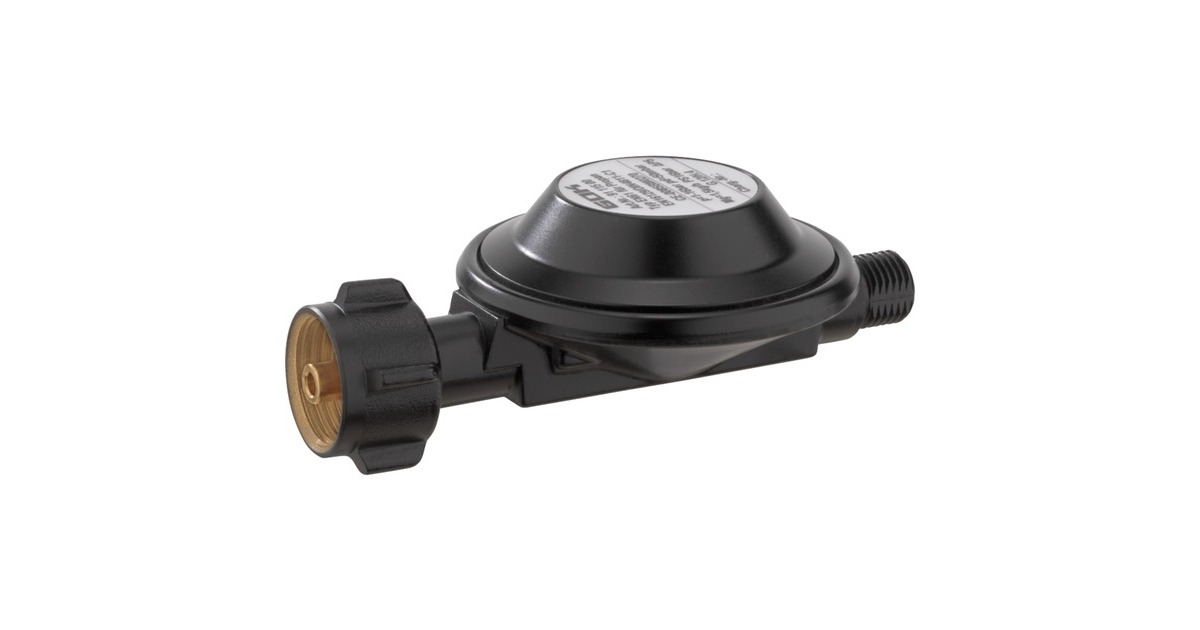 GOK Gasdruckregler EN61-DS Basic 1,5kg/h, Regulierventil(schwarz)