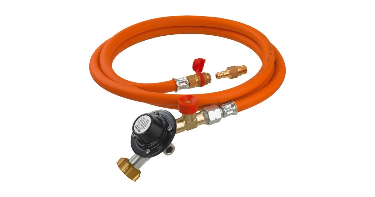 GOK Regler-Schlauch-Set M50-F/SBS, 1,20 Meter, Regulierventil(2kg/h)
