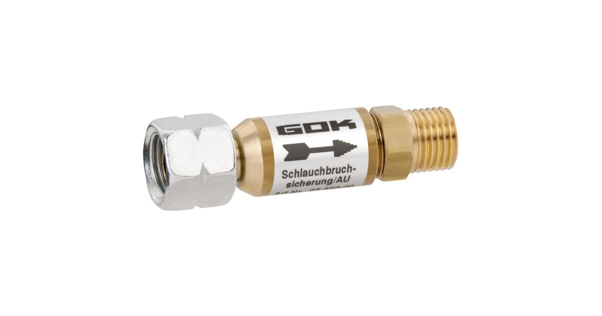 GOK Schlauchbruchsicherung Niederdruck SBS/AU(50mbar)
