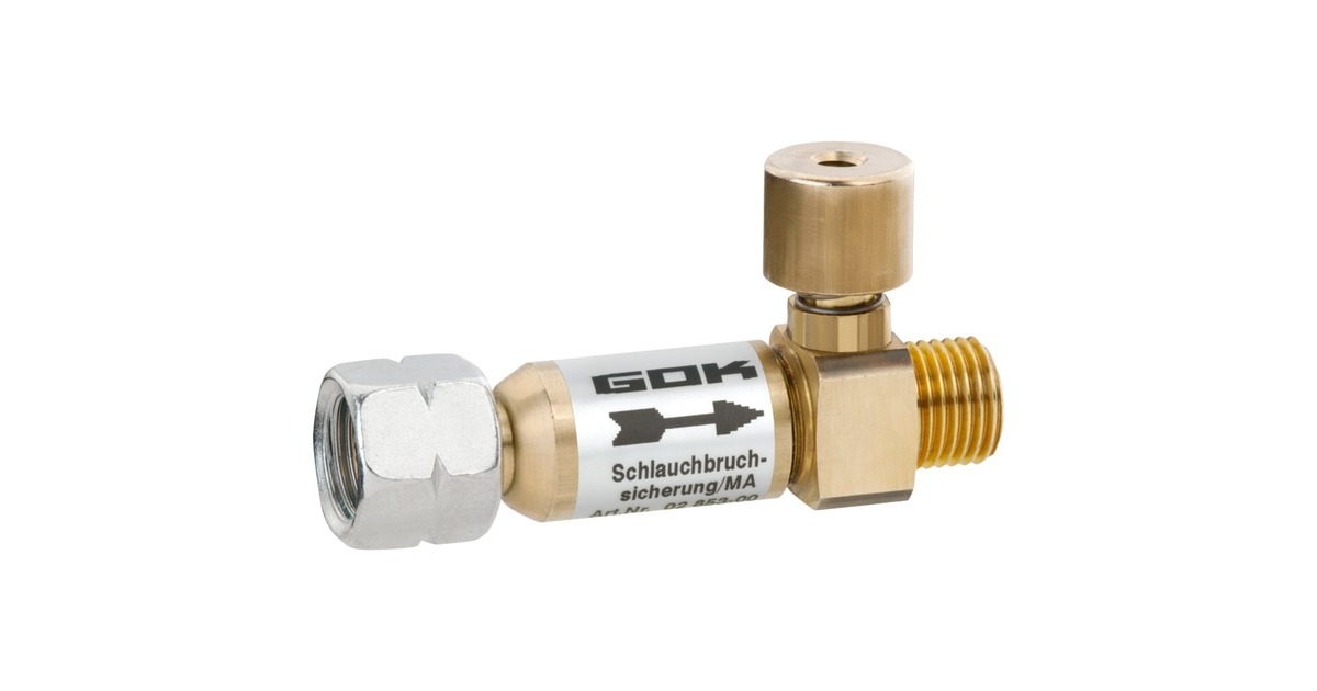 GOK Schlauchbruchsicherung Niederdruck SBS/MA(50mbar)