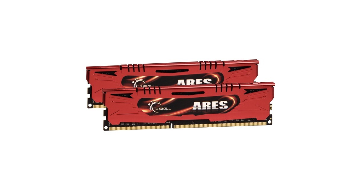 G.Skill DIMM 16 GB DDR3-1600 (2x 8 GB) Dual-Kit, Arbeitsspeicher(F3-1600C9D-16GAR, Ares, INTEL XMP, Retail)