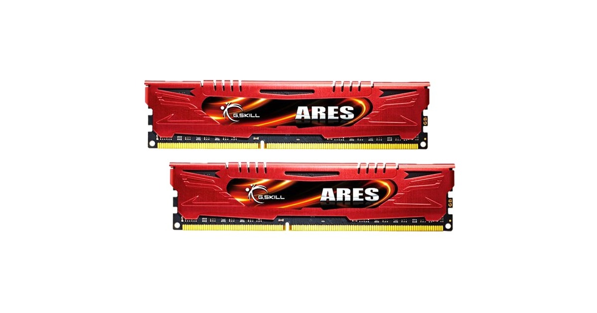 G.Skill DIMM 16 GB DDR3-2133 (2x 8 GB) Dual-Kit, Arbeitsspeicher(F3-2133C11D-16GAR, Ares, INTEL XMP)