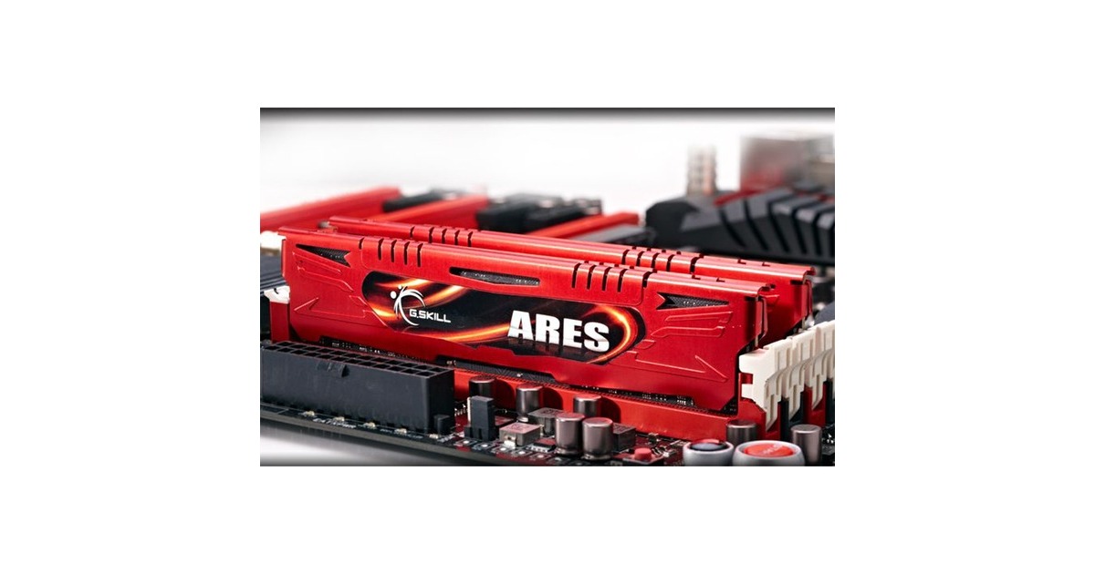 G.Skill DIMM 16 GB DDR3-2133 (2x 8 GB) Dual-Kit, Arbeitsspeicher(F3-2133C11D-16GAR, Ares, INTEL XMP)