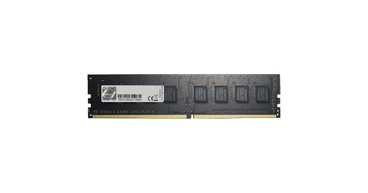G.Skill DIMM 16 GB DDR4-2133 (2x 8 GB) Dual-Kit, Arbeitsspeicher(schwarz, F4-2133C15D-16GNT, Value)