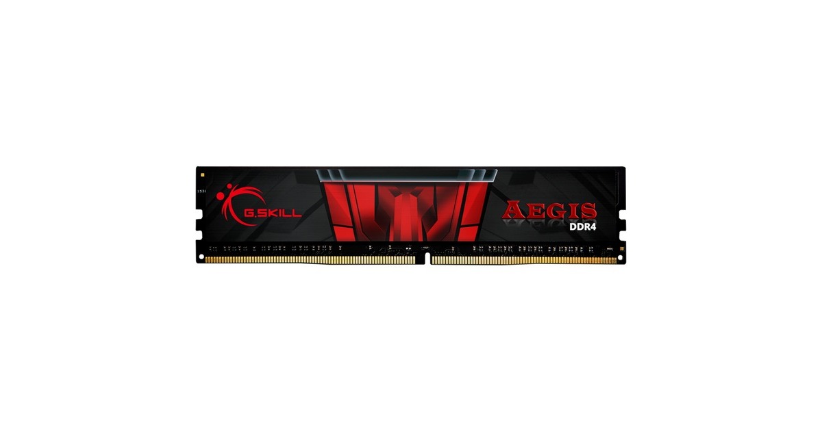 G.Skill DIMM 16 GB DDR4-2666, Arbeitsspeicher(F4-2666C19S-16GIS, Aegis, INTEL XMP)