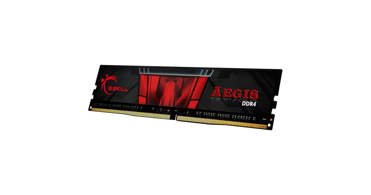 G.Skill DIMM 16 GB DDR4-3200 (2x 8 GB) Dual-Kit, Arbeitsspeicher(schwarz, F4-3200C16D-16GIS, Aegis, INTEL XMP)