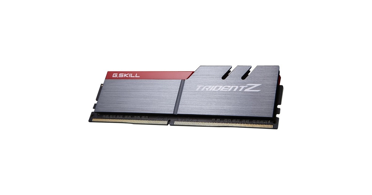G.Skill DIMM 16 GB DDR4-3200 (2x 8 GB) Dual-Kit, Arbeitsspeicher(F4-3200C14D-16GTZ, Trident Z, INTEL XMP)