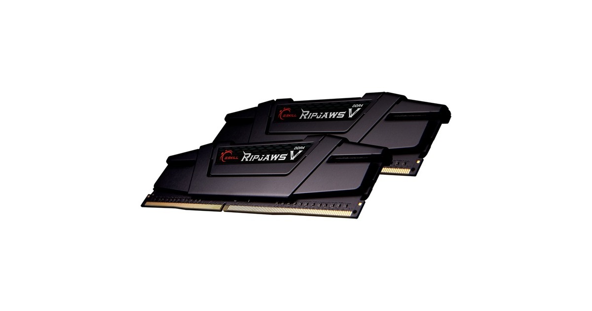 G.Skill DIMM 256 GB DDR4-3200 (8x 32 GB) Octo-Kit, Arbeitsspeicher(schwarz, F4-3200C16Q2-256GVK, Ripjaws V, INTEL XMP)