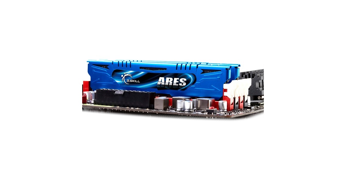 G.Skill DIMM 32 GB DDR3-2400 (4x 8 GB) Quad-Kit, Arbeitsspeicher(F3-2400C11Q-32GAB, ARES, INTEL XMP)