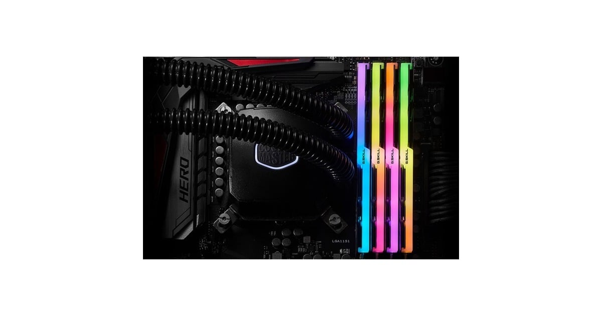 G.Skill DIMM 32 GB DDR4-4000 (4x 8 GB) Quad-Kit, Arbeitsspeicher(schwarz, F4-4000C18Q-32GTZRB, Trident Z RGB, INTEL XMP, Outlet)