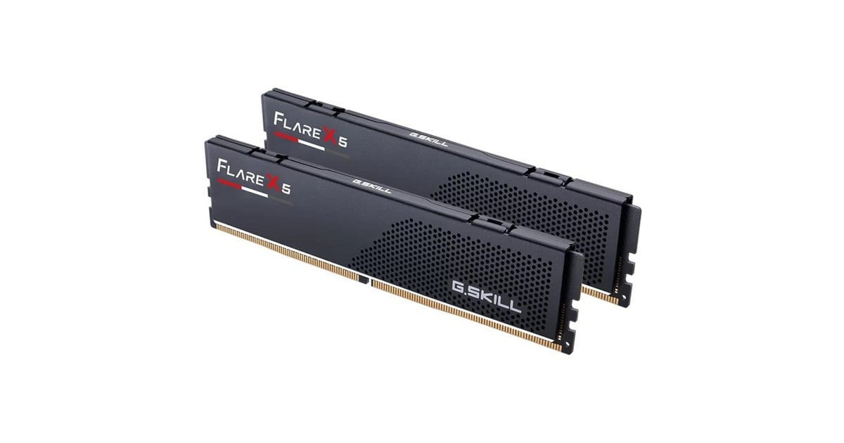 G.Skill DIMM 32 GB DDR5-5200 (2x 16 GB) Dual-Kit, Arbeitsspeicher(schwarz, F5-5200J3636C16GX2-FX5, Flare X5, AMD EXPO)